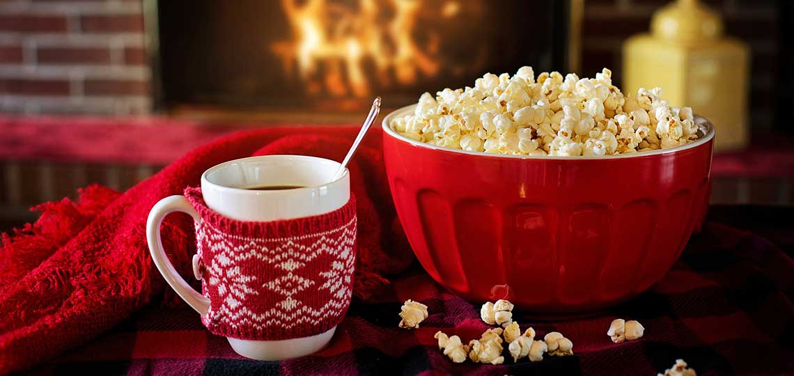 How I Enjoyed Last Evening Alone With Coffee, Popcorn And book